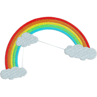 Matriz de Bordado  Arco-iris 